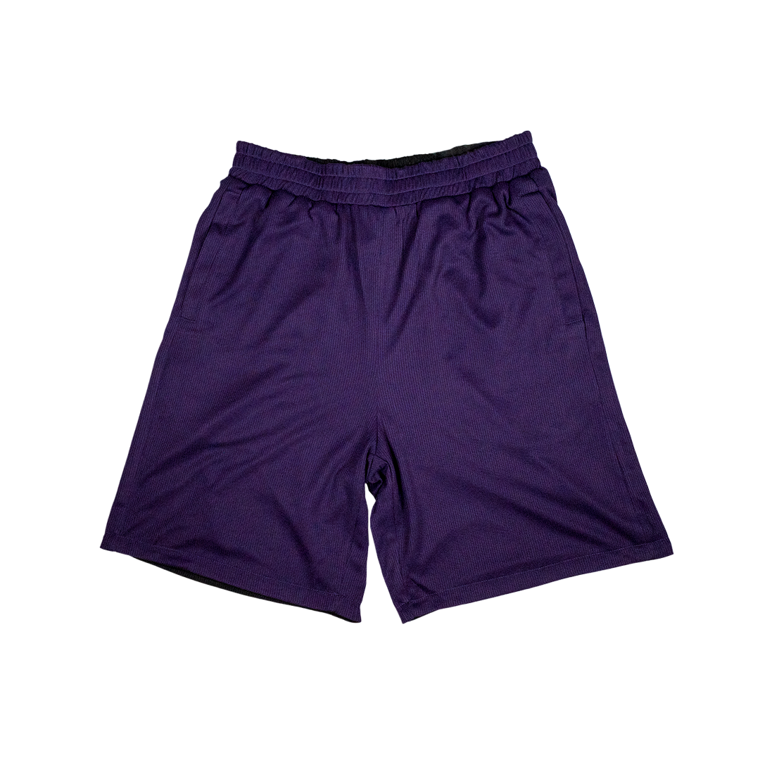 REVERSIBLE SHORTS BLACK/PURPLE