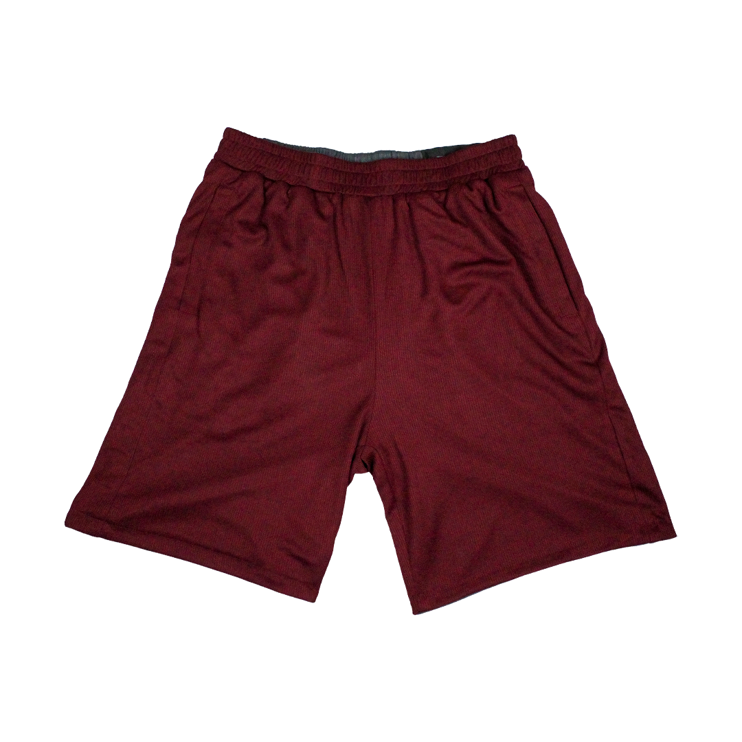 REVERSIBLE SHORTS GREY/RED