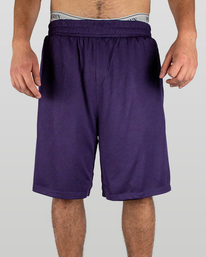 REVERSIBLE SHORTS BLACK/PURPLE