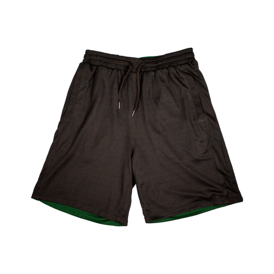 REVERSIBLE SHORTS BROWN/GREEN