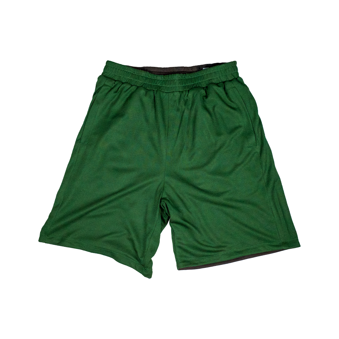 REVERSIBLE SHORTS BROWN/GREEN